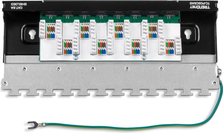 Image du produit Trendnet Panneau de brassage blindé à 8 ports pour montage mural