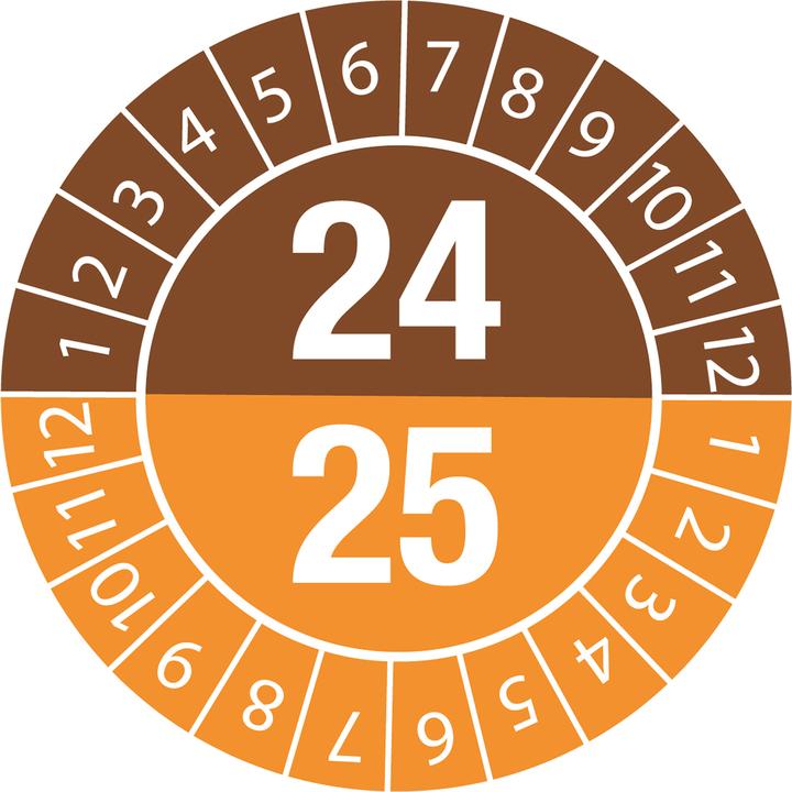 Immagine prodotto Brady DATA ISPEZIONE LBLS B-500 24/25 -DIA 35, DATA 24/25-DIA 35 B-500 (125 etichette)