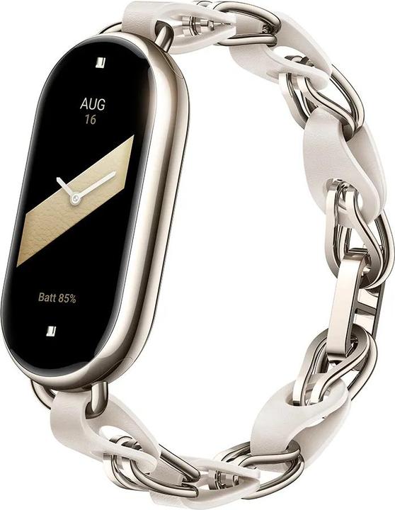 Image du produit Xiaomi Smart Band 8 Chain Strap Blanc (Vélin, Acier inoxydable)