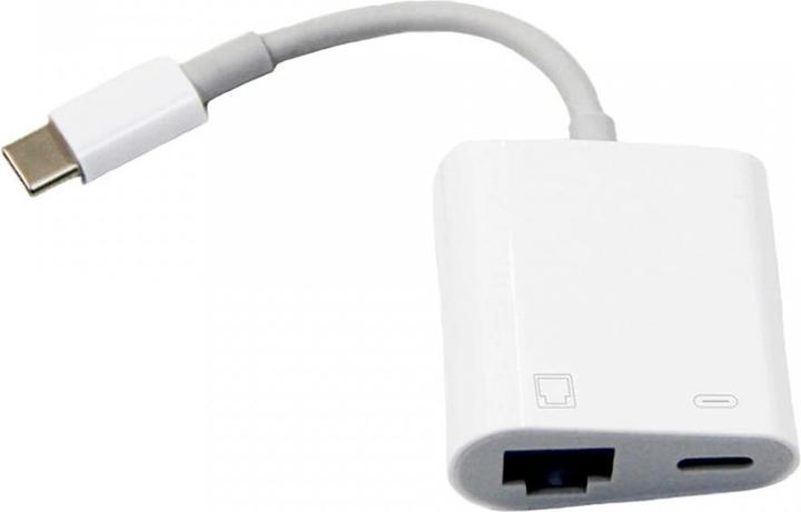Produktbild PowerGuard Adapter mit Charge-In (RJ45, USB Typ C)