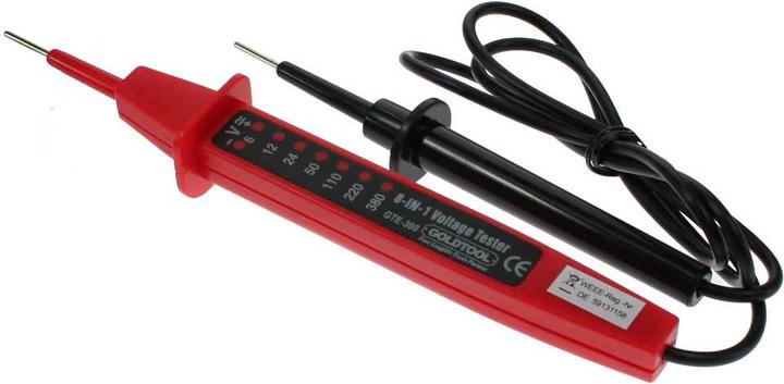 Produktbild InLine Spannungstester bis 380 Volt