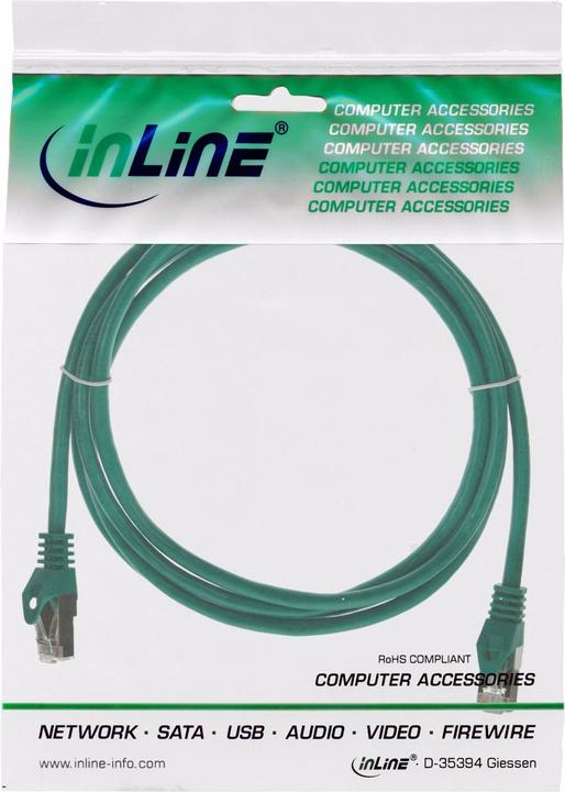 Produktbild InLine Patchkabel (SF/UTP, CAT5e, 7.50 m)