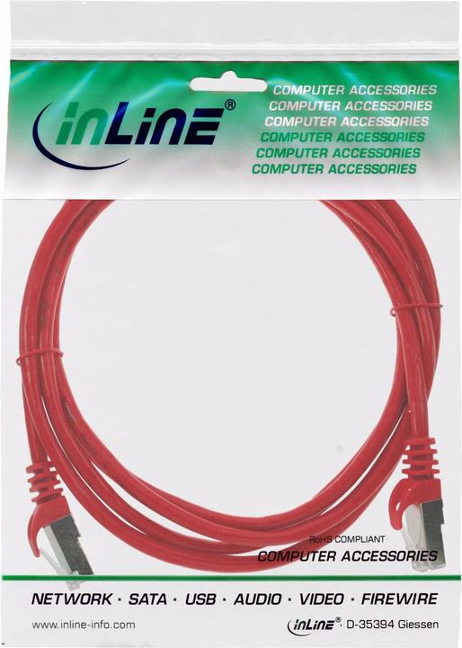 Produktbild InLine Patchkabel (SF/UTP, CAT5e, 0.25 m)