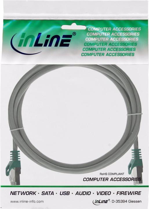 Produktbild InLine Crossover Patchkabel (SF/UTP, CAT5e, 1 m)