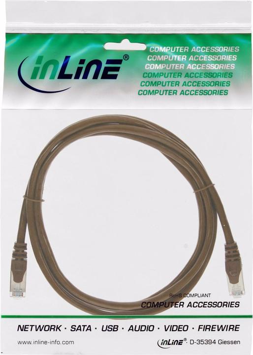 Produktbild InLine Patchkabel (SF/UTP, CAT5e, 7.50 m)