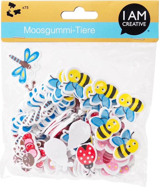 Actual product image I Am Creative Sponge rubber shapes