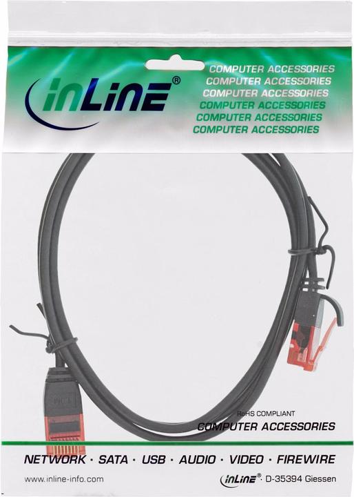 Actual product image InLine Slim patch cable (U/UTP, CAT6, 7.50 m)
