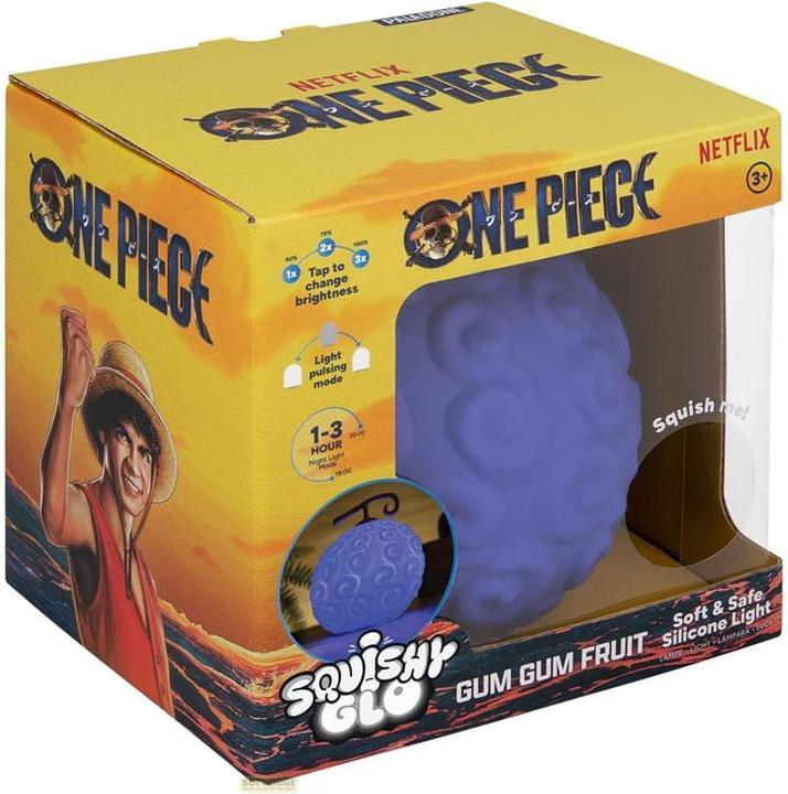 Produktbild Paladone Products One Piece Squishy Glo Silikon-Leuchte Gum Gum Fruit 15 cm