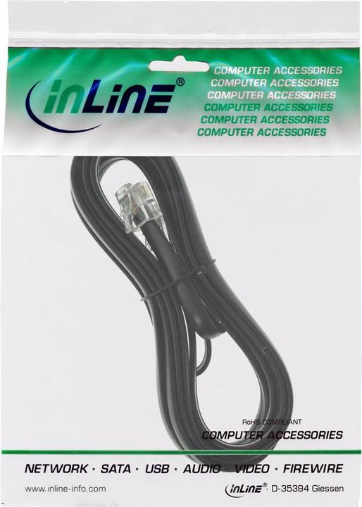 Produktbild InLine Modularkabel RJ12