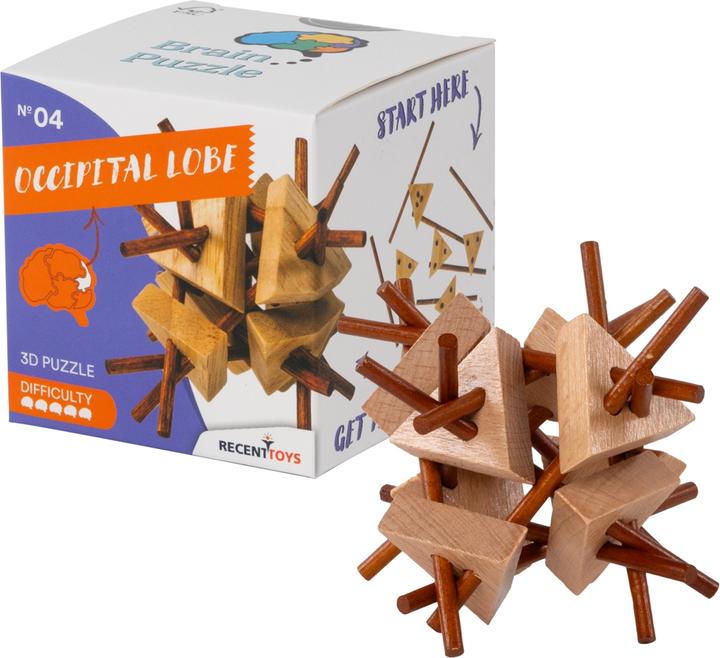 Actual product image Recent Toys Brain Puzzle No.4 Occipital Lobe (German)