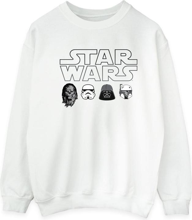 Star Wars Character Heads Sweatshirt (XL)