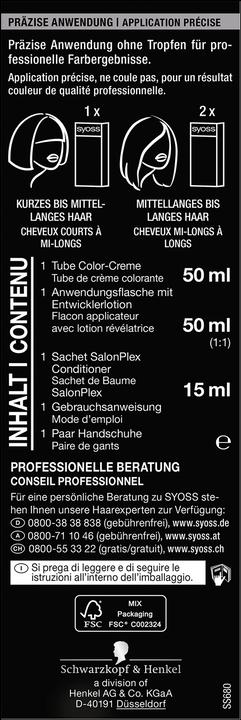 Produktbild Syoss Permanente Coloration (6-8 Dunkelblond)