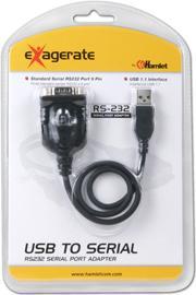 Actual product image Hamlet Usb to Serial RS-232 Adapter Cable (0.65 m)