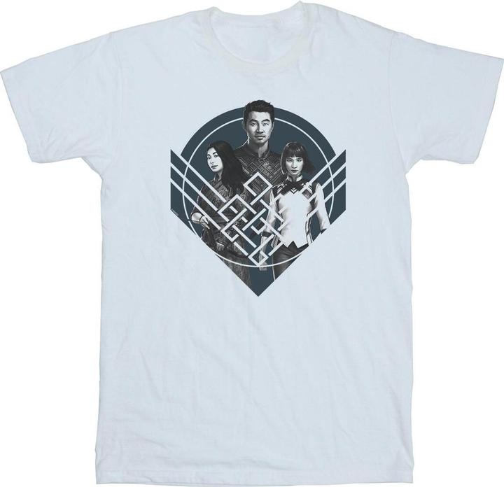 ShangChi And The Legend Of The Ten Rings Group Pose Crest TShirt (M)