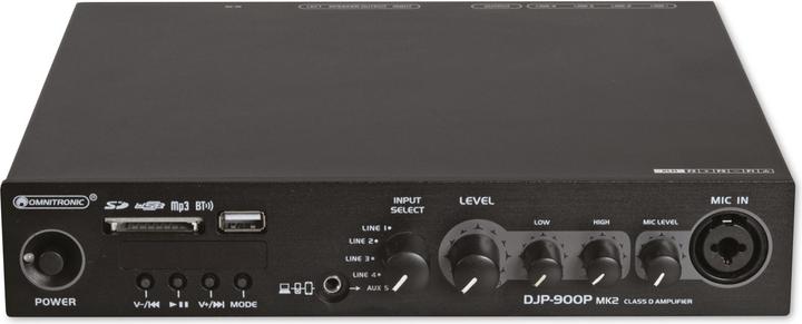 Actual product image Omnitronic DJP-900P MK2 Class-D Amplifier (Amplifier)