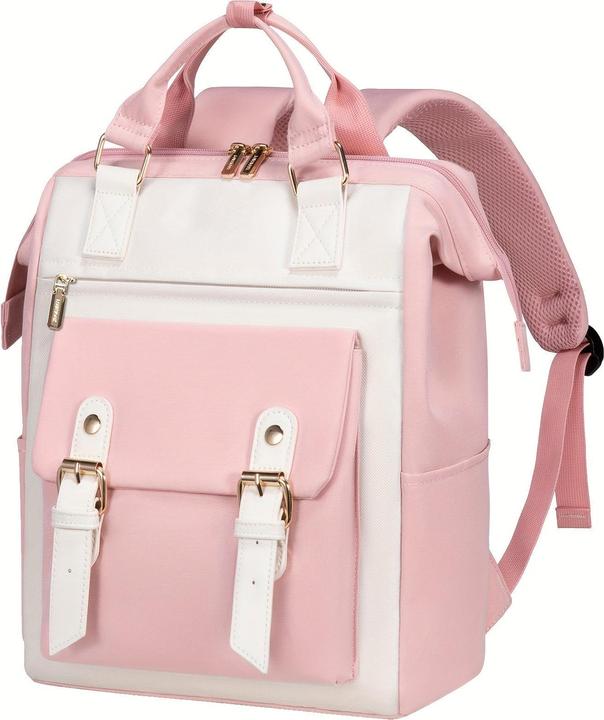 Only-Bags.Store Stilvoller kleiner Laptop-Rucksack - Modischer College Daypack mit verstellbaren Trägern, robustem