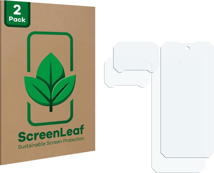 Immagine prodotto ScreenLeaf Pellicola protettiva sostenibile Pellicola protettiva dello schermo chiara trasparente (2 Pezzo/i, IIIF150 B1 Pro)