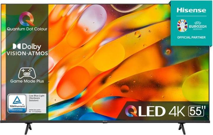 Produktbild Hisense TV 55E79KQ TV 139,7 cm (55') 4K Ultra HD Smart TV Wi-Fi Schwarz (55", LED, 4K)