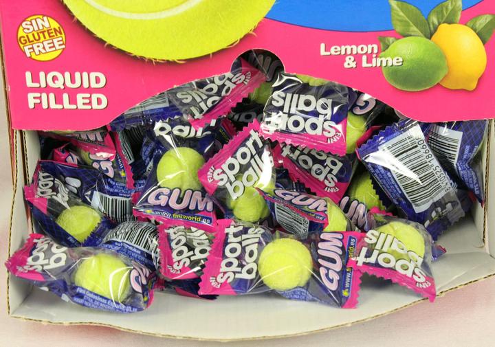 Actual product image FT Tennis ball chewing gum (200 pcs., 1000 g)