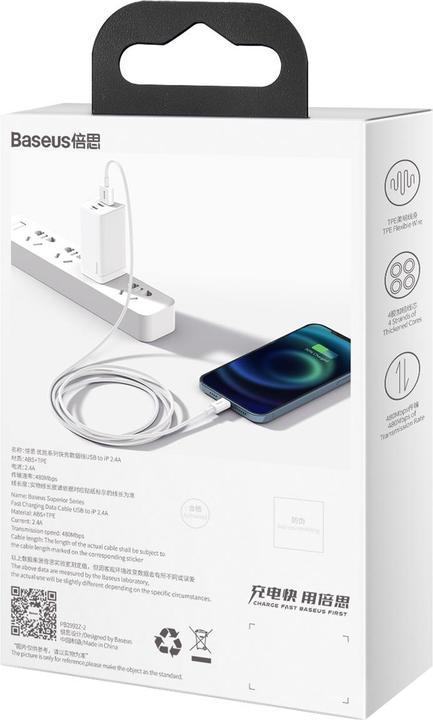 Produktbild Baseus USB Typ A – Lightning (1 m, USB 2.0)