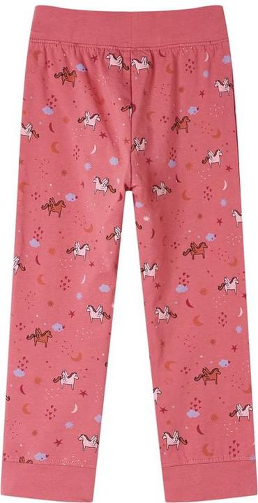 Immagine prodotto VidaXL Pigiama per bambini con maniche lunghe rosa scuro 116,Materiale: 95 (116)