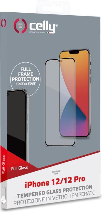 Actual product image Celly Full Glass (1 Piece, Apple iPhone 12, Apple iPhone 12 Pro)