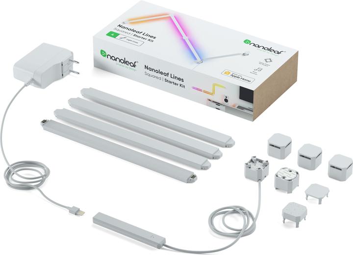 Nanoleaf Lines Squared Starter Set (Multicoloured, 252 cm, Indoor)