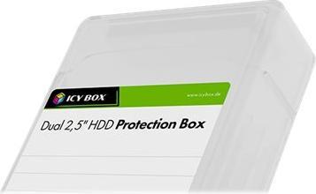 Icy Box IB-AC6025-3 Set di alloggiamenti protettivi per 2 SSD/HDD da 2,5" ciascuno Set da 3