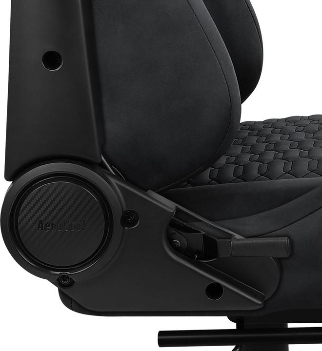 Actual product image AeroCool Royal AeroSuede Universal Gaming Chair Padded Seat Grey