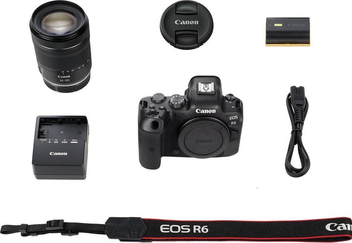 Produktbild Canon EOS R6 - (EU) (24 - 105 mm, 21.40 Mpx, Vollformat)