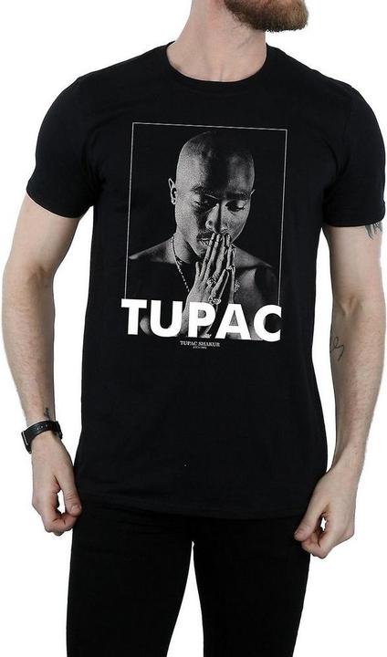 Immagine prodotto Tupac Shakur Maglietta unisex in cotone per adulti che prega (XXL)