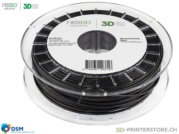 Image du produit Royal DSM Novamid ID 1030 (Nylon, 2.85 mm, 500 g, Noir)
