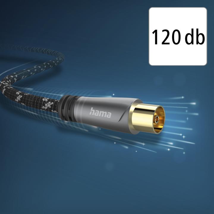 Actual product image Hama Coax - Coax (120 dB, Antenna cable)