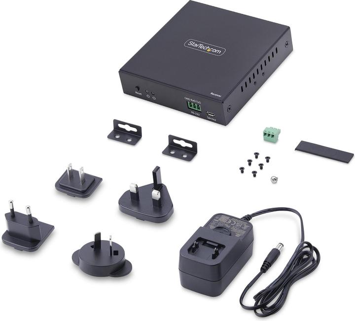 Actual product image StarTech .com IH2006-HDMI-RX, Receiver, Kabelgebunden, 3840 x 2160 Pixel, 60 Hz, Schwarz, Metall