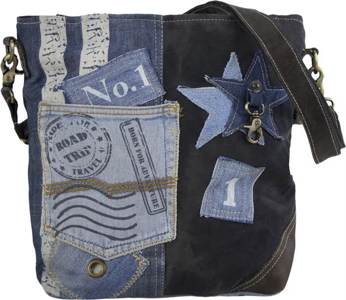 Sunsa Jeanstasche Handtasche Umhängetasche No.53