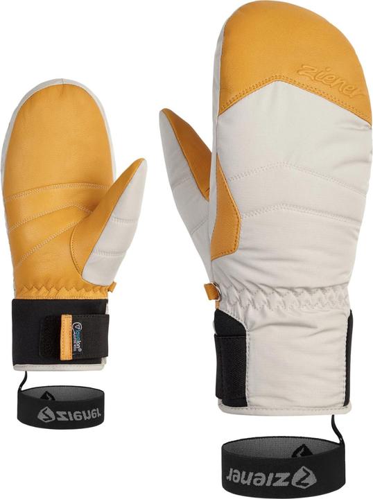 Ziener Alpine Gloves Damen Ski Fäustlinge KALEA beige - 7 (7)