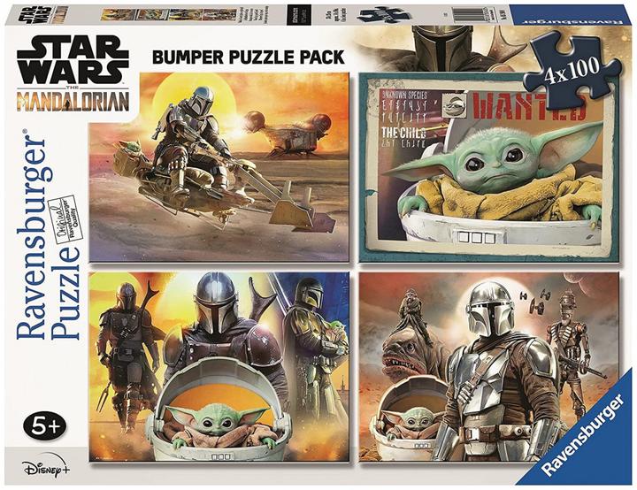 Produktbild Ravensburger 4 Puzzles of 100 Pieces - The Mandalorian (400 Teile)