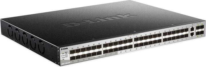 Produktbild D-Link 54-P.Fiber Gigabit Stack Switch Layer 2+ Gr Nms Gr Cpnt (54 Ports)