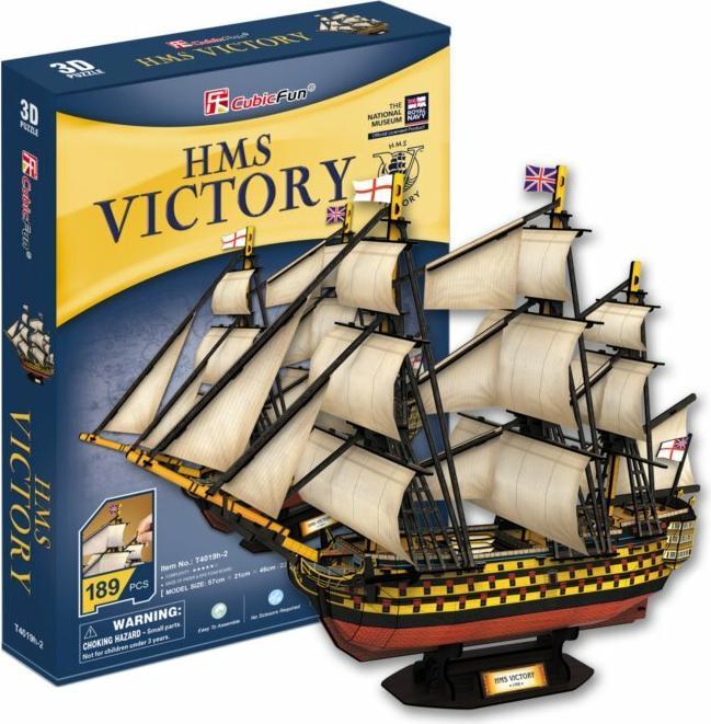 Produktbild Cubicfun 3D Puzzlespiel HMS Victory (189 Teile)