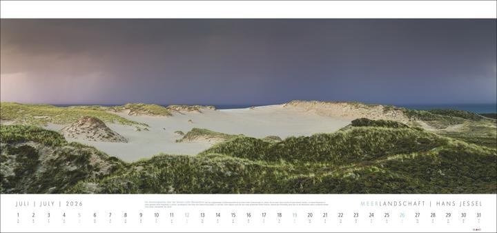 Produktbild Meerlandschaft Kalender 2026 - Hans Jessel (Harter Einband, Deutsch)