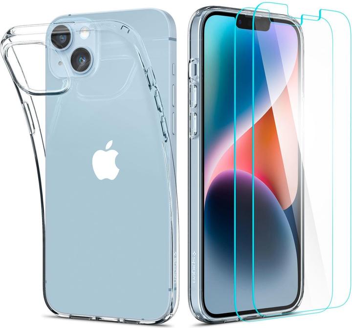 Immagine prodotto Spigen Confezione Crystal Pack Iphone 14 Plus Crystal Clear (Apple iPhone 14 Plus)