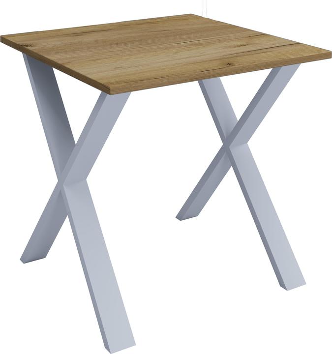 Image du produit VCM Bureau Bureau informatique Lona X Argent (80 x 80 x 76 cm)
