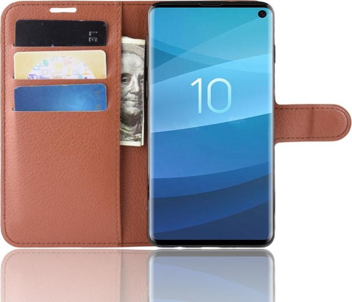 Image du produit Cover-Discount Etui en cuir avec compartiments pour cartes (Samsung Galaxy S10)