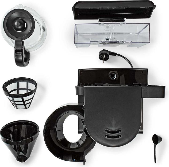 Image du produit Nedis Capacité maximale de la cafetière : 1,5 l Nombre de tasses simultanées : 12 Maintien au chaud