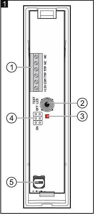 Produktbild Satel Magenta akustischer Glasbruchmelder - schmal