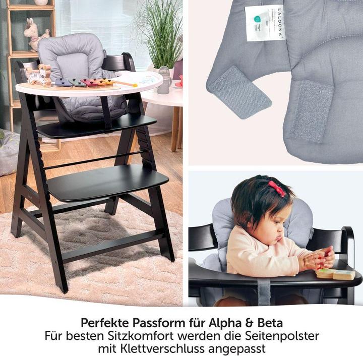Produktbild La Loona LaLoona Sitzverkleinerer für Hochstühle Sitzverkleinerer für Hauck Alpha Hochstuhl - beschichtet