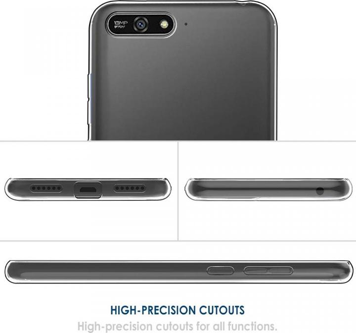 Actual product image Screenguard Huawei Y6 2018 Flexible TPU Clear Case (Huawei Y6 (2018))