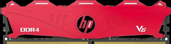 Productafbeelding HP V6 serie, DDR4, 16GB, 2666MHz - rood (2 x 8GB, 2666 MHz, DDR4 RAM, DIMM 288 pin)