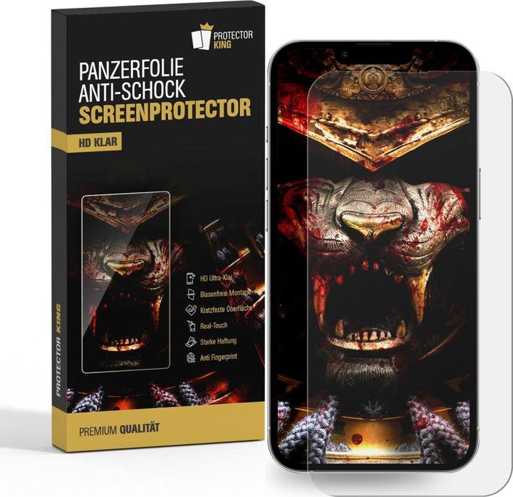 Produktbild Protectorking 4x 9H Panzerglas flexibel HD Klar (4 Stück, Apple iPhone 13)