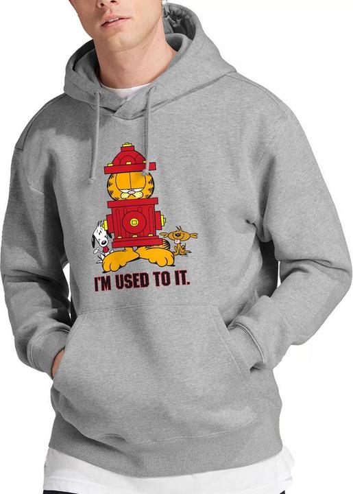 Immagine prodotto Garfield I'm Used to It Felpa con Cappuccio Uomo (L)
